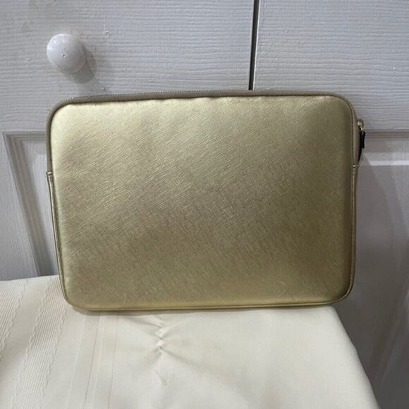 KATE SPADE LAPTOP NOTEBOOK CASE METALLIC GOLD 13 ‘ VERSATILE FUNCTIONAL - Picture 10 of 12